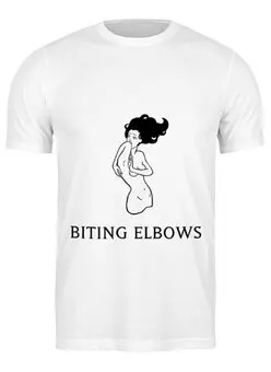 Заказать мужскую футболку в Москве. Футболка классическая Biting Elbows от YellowCloverShop - готовые дизайны и нанесение принтов.