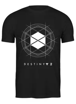 Заказать мужскую футболку в Москве. Футболка классическая DESTINY 2, TITAN от geekbox - готовые дизайны и нанесение принтов.