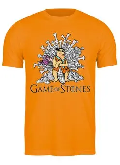 Заказать мужскую футболку в Москве. Футболка классическая Game of Stones от balden - готовые дизайны и нанесение принтов.