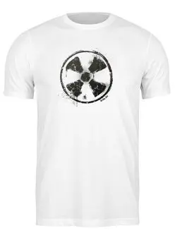 Заказать мужскую футболку в Москве. Футболка классическая Логотип гранж от Rain - готовые дизайны и нанесение принтов.