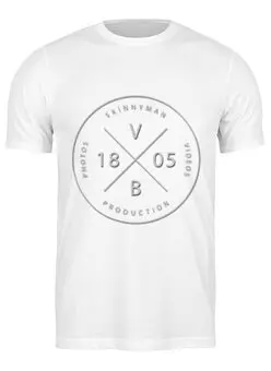 Заказать мужскую футболку в Москве. Футболка классическая SKINNVMANPROD от Влад Белоголов - готовые дизайны и нанесение принтов.