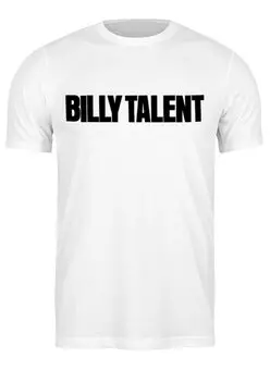 Заказать мужскую футболку в Москве. Футболка классическая Billy Talent  от Fedor - готовые дизайны и нанесение принтов.