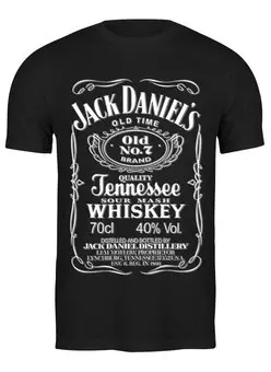 Заказать мужскую футболку в Москве. Футболка классическая ☆Jack Daniel’s☆ от balden - готовые дизайны и нанесение принтов.