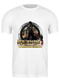 Заказать мужскую футболку в Москве. Футболка классическая Dead Rising от THE_NISE  - готовые дизайны и нанесение принтов.