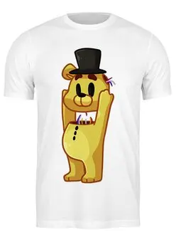 Заказать мужскую футболку в Москве. Футболка классическая Five Nights at Freddy’s от weeert - готовые дизайны и нанесение принтов.