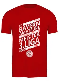 Заказать мужскую футболку в Москве. Футболка классическая FC Bayern Munchen | Amateurs Champions (2021/22) от 0x000000123 - готовые дизайны и нанесение принтов.