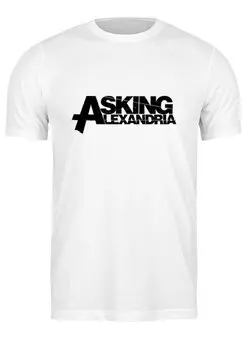 Заказать мужскую футболку в Москве. Футболка классическая Asking Alexandria от Fedor - готовые дизайны и нанесение принтов.