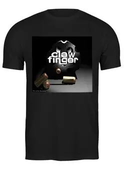Заказать мужскую футболку в Москве. Футболка классическая Clawfinger от Fedor - готовые дизайны и нанесение принтов.