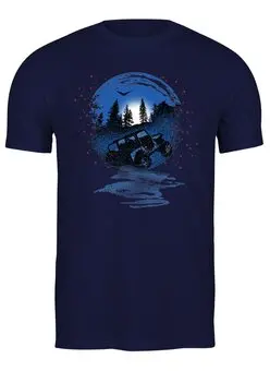 Заказать мужскую футболку в Москве. Футболка классическая Offroad от oneredfoxstore@gmail.com - готовые дизайны и нанесение принтов.
