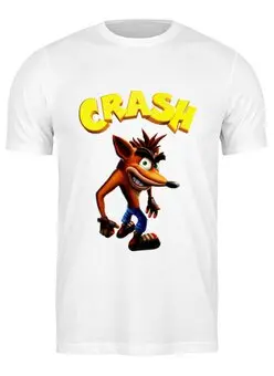 Заказать мужскую футболку в Москве. Футболка классическая Crash от THE_NISE  - готовые дизайны и нанесение принтов.
