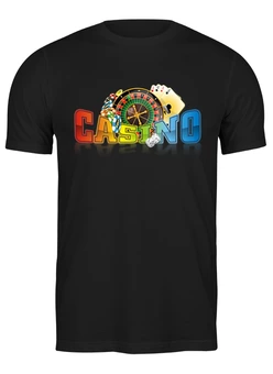 Заказать мужскую футболку в Москве. Футболка классическая Казино.  от Zorgo-Art  - готовые дизайны и нанесение принтов.