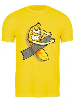 Заказать мужскую футболку в Москве. Футболка классическая ☘ BananaTAPE ☘ от balden - готовые дизайны и нанесение принтов.