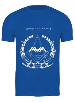 Заказать мужскую футболку в Москве. Футболка классическая Angels and Airwaves freemason  от slider - готовые дизайны и нанесение принтов.
