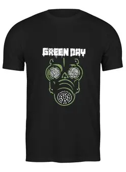 Заказать мужскую футболку в Москве. Футболка классическая Green Day от geekbox - готовые дизайны и нанесение принтов.