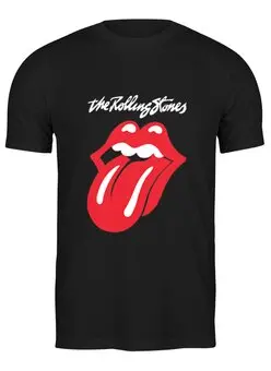 Заказать мужскую футболку в Москве. Футболка классическая The Rolling Stones от BeliySlon - готовые дизайны и нанесение принтов.