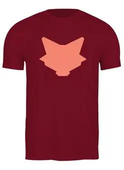 Заказать мужскую футболку в Москве. Футболка классическая Fox Here от oneredfoxstore@gmail.com - готовые дизайны и нанесение принтов.