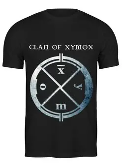 Заказать мужскую футболку в Москве. Футболка классическая Clan of Xymox от OEX design - готовые дизайны и нанесение принтов.