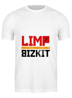 Заказать мужскую футболку в Москве. Футболка классическая Limp Bizkit от BURNSHIRTS - готовые дизайны и нанесение принтов.