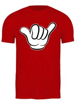 Заказать мужскую футболку в Москве. Футболка классическая Hand Design от balden - готовые дизайны и нанесение принтов.