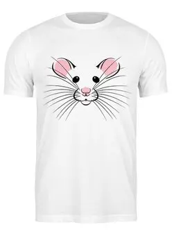 Заказать мужскую футболку в Москве. Футболка классическая Year of the Rat от balden - готовые дизайны и нанесение принтов.