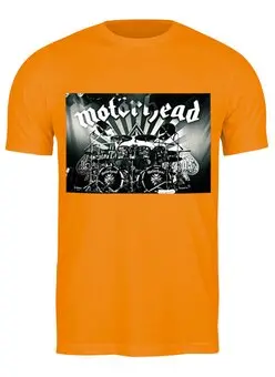 Заказать мужскую футболку в Москве. Футболка классическая Motorhead от Fedor - готовые дизайны и нанесение принтов.