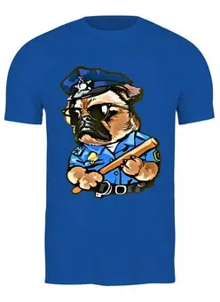 Заказать мужскую футболку в Москве. Футболка классическая Полиция нравов от Print design  - готовые дизайны и нанесение принтов.