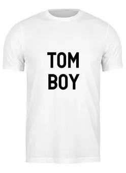 Заказать мужскую футболку в Москве. Футболка классическая TOM BOY от td-1991@yandex.ru - готовые дизайны и нанесение принтов.