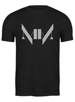 Заказать мужскую футболку в Москве. Футболка классическая Marilyn Manson от inPrintio - готовые дизайны и нанесение принтов.