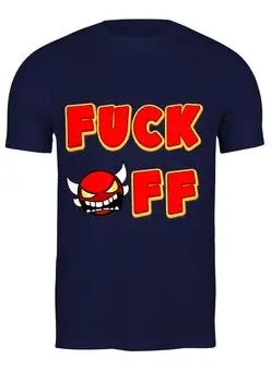 Заказать мужскую футболку в Москве. Футболка классическая Fuck Off от swoopru@gmail.com - готовые дизайны и нанесение принтов.