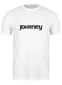 Заказать мужскую футболку в Москве. Футболка классическая Journey от Fedor - готовые дизайны и нанесение принтов.