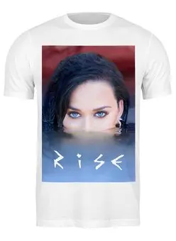 Заказать мужскую футболку в Москве. Футболка классическая Katy Perry от Vladec11 - готовые дизайны и нанесение принтов.