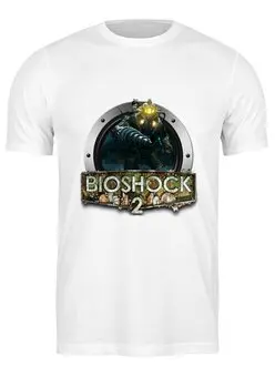 Заказать мужскую футболку в Москве. Футболка классическая BioShock 2 от THE_NISE  - готовые дизайны и нанесение принтов.