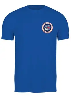 Заказать мужскую футболку в Москве. Футболка классическая New York Rangers от Александр Ветров - готовые дизайны и нанесение принтов.