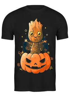 Заказать мужскую футболку в Москве. Футболка классическая Halloween        от T-shirt print  - готовые дизайны и нанесение принтов.
