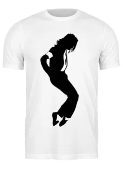 Заказать мужскую футболку в Москве. Футболка классическая Майкл Джексон от MikliBoom  - готовые дизайны и нанесение принтов.