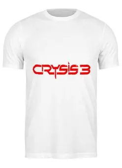 Заказать мужскую футболку в Москве. Футболка классическая Crysis 3 от THE_NISE  - готовые дизайны и нанесение принтов.