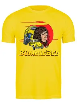 Заказать мужскую футболку в Москве. Футболка классическая Bumblebee от balden - готовые дизайны и нанесение принтов.