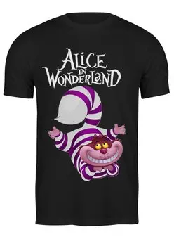 Заказать мужскую футболку в Москве. Футболка классическая Alice in Wonderland от Leichenwagen - готовые дизайны и нанесение принтов.