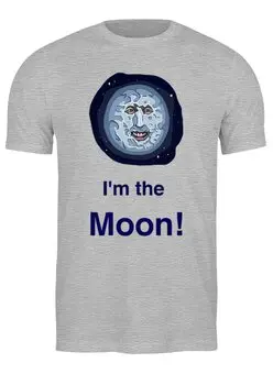 Заказать мужскую футболку в Москве. Футболка классическая Луна из Mighty Boosh от cheerfuldead - готовые дизайны и нанесение принтов.