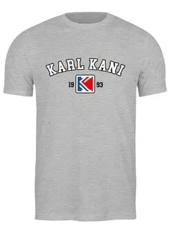 Заказать мужскую футболку в Москве. Футболка классическая Karl Kani от Alcochat - готовые дизайны и нанесение принтов.