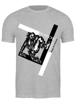 Заказать мужскую футболку в Москве. Футболка классическая Depeche Mode / Shake the Disease от OEX design - готовые дизайны и нанесение принтов.