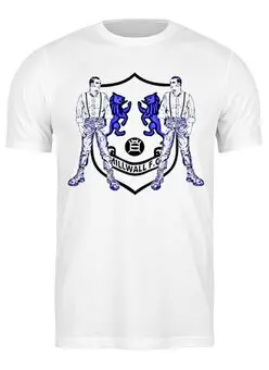Заказать мужскую футболку в Москве. Футболка классическая Millwall Skinhead от Millwall Supporters Club Russia - готовые дизайны и нанесение принтов.