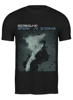 Заказать мужскую футболку в Москве. Футболка классическая Seabound ‎\ Speak In Storms от OEX design - готовые дизайны и нанесение принтов.