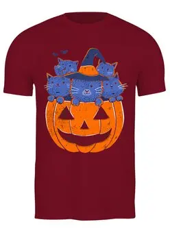 Заказать мужскую футболку в Москве. Футболка классическая Halloween      от T-shirt print  - готовые дизайны и нанесение принтов.