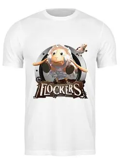 Заказать мужскую футболку в Москве. Футболка классическая Flockers от THE_NISE  - готовые дизайны и нанесение принтов.