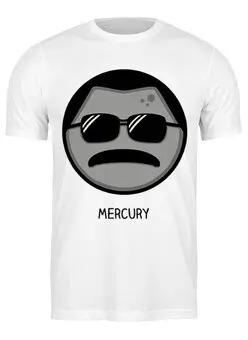 Заказать мужскую футболку в Москве. Футболка классическая Фредди Меркьюри (Queen) от coolmag - готовые дизайны и нанесение принтов.