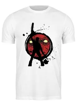 Заказать мужскую футболку в Москве. Футболка классическая Zombies от oneredfoxstore@gmail.com - готовые дизайны и нанесение принтов.