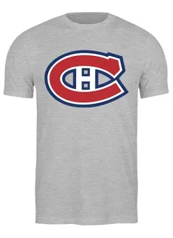 Заказать мужскую футболку в Москве. Футболка классическая Montreal Canadiens от Pomidor - готовые дизайны и нанесение принтов.