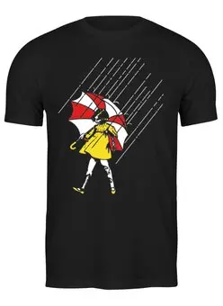 Заказать мужскую футболку в Москве. Футболка классическая Мертвецкий Дождь от iZOMBIE - готовые дизайны и нанесение принтов.