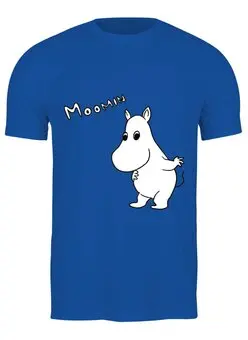 Заказать мужскую футболку в Москве. Футболка классическая moomin  от cherdantcev - готовые дизайны и нанесение принтов.